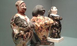 "Melanie, Georgina and Sarah" 2014 Glazed Ceramic
